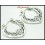 Sterling Silver Earrings Electroforming Fashion Huggie [ME133]