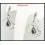 Fashion 925 Sterling Silver Electroform Semi-Precious Earrings [ME147]