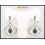 Fashion 925 Sterling Silver Electroform Semi-Precious Earrings [ME147]