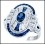 18K White Gold Natural Blue Sapphire Luxury Antique Ring Style [RA0001]