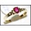 18K Yellow Gold Solitaire Ruby Stunning Diamond Ring [RS0017]