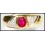 Exclusive Solitaire Diamond Ruby 18K Yellow Gold Ring [RS0080]