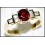 18K Yellow Gold Gorgeous Diamond Solitaire Ruby Ring [RS0084]