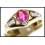 Solitaire Diamond 18K Yellow Gold Ruby Exclusive Ring [RS0119]