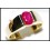 18K Yellow Gold Genuine Oval cut Ruby Solitaire Ring [RS0069]