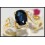 Blue Sapphire Diamond Estate 18K Yellow Gold Solitaire Ring [R0106]