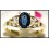 Diamond 18K Yellow Gold Oval Solitaire Blue Sapphire Ring [RS0134]