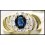 18K Yellow Gold Natural Diamond Gemstone Blue Sapphire Ring [RB0027]