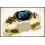 Gemstone Estate Blue Sapphire 18K Yellow Gold Solitaire Ring [RS0061]