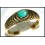 Gemstone Exclusive Oval Emerald 18K Yellow Gold Ring [RS0068]