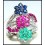 Exclusive 18K White Gold Diamond Multi Gemstone Flower Ring [R0002]
