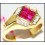 Gorgeous Gemstone Diamond 14K Yellow Gold Ruby Ring [RR044]