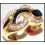 Diamond Stunning Gemstone Blue Sapphire Ring 14K Yellow Gold [RR075]