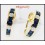 Clip-On Diamond Estate Blue Sapphire Earrings 18K White Gold [E0001]