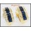 Stunning Diamond Blue Sapphire Earrings 18K Yellow Gold [E0007]