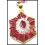 Ruby Jewelry 14K Yellow Gold Diamond Gemstone Pendant [P_158]